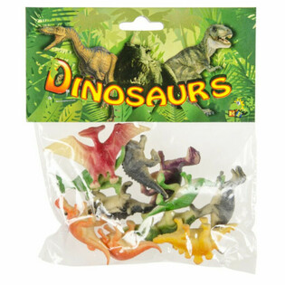 12 TK DINOSAURUSTE M&Auml;NGUFIGUURID PAKENDIS (6 tk)