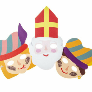 SINTERKLAAS - PEHMED VAHTKUMMIST MASKID (SINT JA PIET, 48 tk)