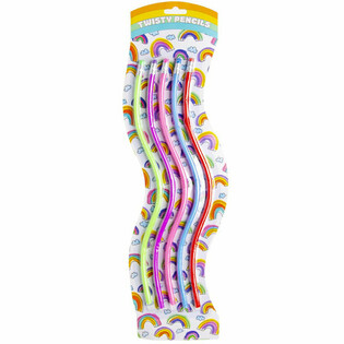 5-osaline painduvate pliiatsite komplekt Twisty XL kaardil (10 tk)