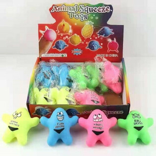 Squeeze Funny Man Display (12 tk)