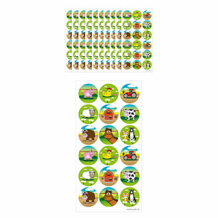 FUN STICKERS - KODULOOMADE KLEEBISED - 18 KLEEBISEST LEHEL (10 tk)