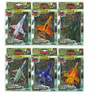 Metallist Die-Cast F16 Lennukid (6 tk)