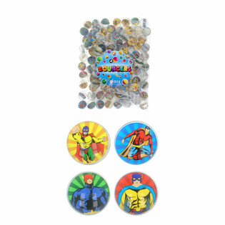 Mix Superkangelased - Põrkepallid Ø3,3 cm (100 tk)
