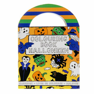 V&auml;ikesed Halloweeni v&auml;rvimisraamatud kleepsudega (48 tk)
