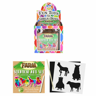 ECO FRIENDLY - MAAGILISTE V&Auml;RVIDEGA KRAAPIMISPABER - TALULOOMAD DISPLAY KARBIS (108 tk)