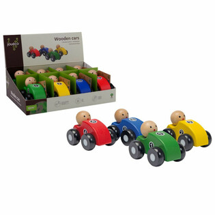 JOUECO Puidust Autod - Ekraanil (8 Tk)
