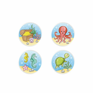 MIX SEA LIFE / MERELOOMAD - PÕRKEPALLID Ø3.3 cm (100 tk)