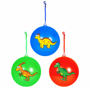DINOSAURUSE PALL N&Ouml;&Ouml;RIGA / BUNGEE PALL &Oslash;23 Cm (24 tk)
