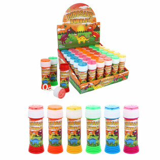 Dinosauruse seebimullid 50ml osavusm&auml;nguga - Display 36 tk