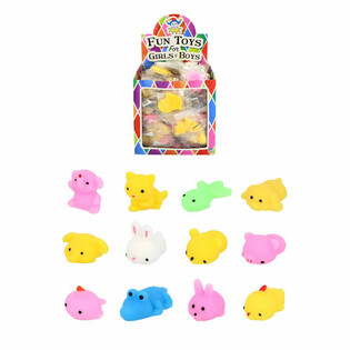 Squishy Loomakesed Loosirattale - Display-karbis (96 tk)