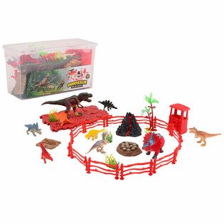 DINOSAURUSTE M&Auml;NGUKOMPLEKT HOIUKARBIS (1 tk)