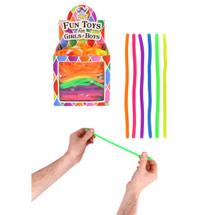 Venivad N&ouml;&ouml;rid Stretchy Strings - V&auml;rvide Miks - Display Karbis (144 tk)