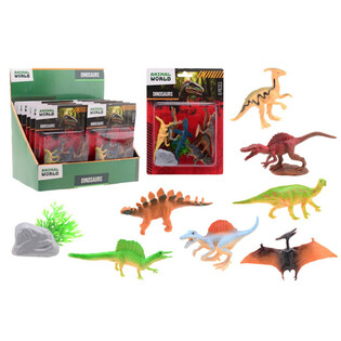 ANIMAL WORLD - Dinosauruste M&auml;ngukomplekt 8-osaline - Ekraanil (12 tk)