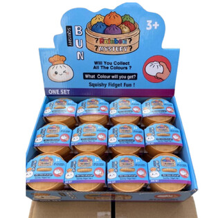 RAGE - Squishy Bun Dumplings V&Auml;IKE (5.3x5.3x4.1 cm) - Viral 2026 Fidget Toy (24 tk)