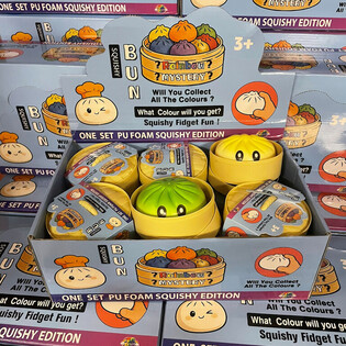 RAGE - Squishy Bun Dumplings SUURED - ONE SET PU FOAM SQUISHY EDITION (12 tk)