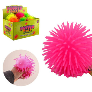 PUFFER PALL - 9CM - V&Auml;RVIMIKS - DISPLAY (24 tk)