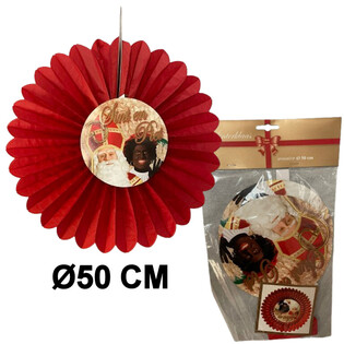 SINTERKLAASI DEKORATIIVNE VIHVAK &Oslash;50 CM - KOKKUPANDAV (6 tk)