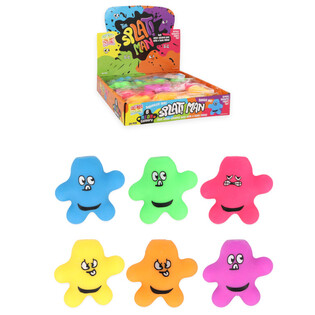 SQUEEZY SPLAT MAN - V&Auml;RVISEGU - DISPLEIL (24 tk)