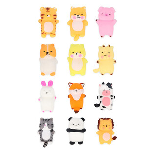 SQUISHY LOOMADE SEGU LOOSIKASTI - DISPLAY-KARBIS - (96 tk)