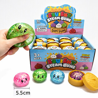 RAGE - S&auml;delevad pehmed pelmeenid SQUISHY V&Auml;IKSED (M&otilde;&otilde;dud 5.5 x 5.5 x 3 cm) - Viiruslik 2026 Fidget-m&auml;nguasi (24 tk)