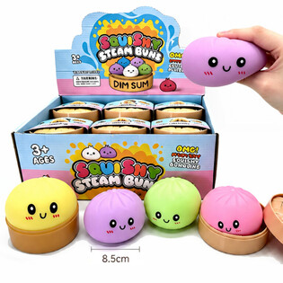 RAGE - Suured pehmed pelmeenid (Squishy Dumplings) (M&otilde;&otilde;dud 8.5 x 8.5 x 4.8 cm) - Viral 2026 Fidget Toy (12 tk.)