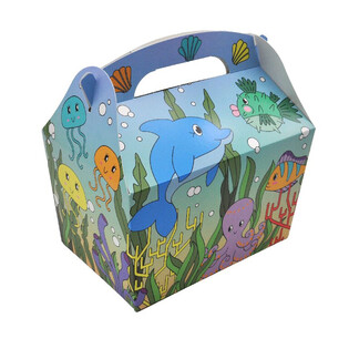 LASTE EINEKAST: MERELOOMAD - M&otilde;&otilde;dud 18.5x12x19 CM - FOODBOX - KIDSBOX (24 tk)