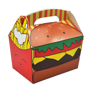 LASTE EINEKARP: HAMBURGER JA KARTULID - M&otilde;&otilde;dud 18.5x12x19 CM - TOIDUKARP - KIDSBOX (24 tk.)