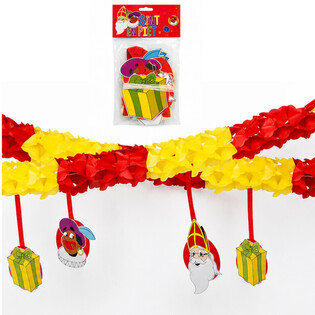 SINTERKLAASI JA PIETI VANIK RIPPUVATE KAUNISTUSTEGA - 4 M (6 TK)