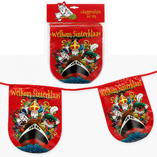 SINTERKLAAS - Lipukett Welkom Sinterklaas - Pikkus: 10 m (6 tk)