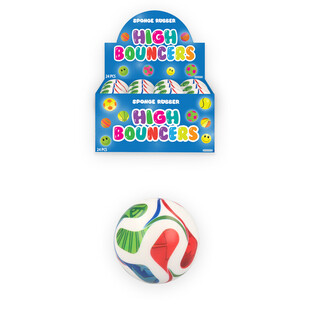 HIGH BOUNCE JALGPALLI P&Otilde;RKEPALL - DISPLAY-KARBIS (24 tk)