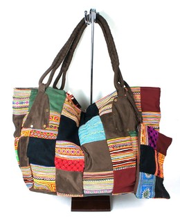 B-FAIR SUUR LAPITEHNIKAS (PATCHWORK) KOTT, PRUUN (1 tk)