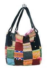 B-Fair Suur Patchwork KOTT Must - K&auml;sit&ouml;&ouml; (1 tk)
