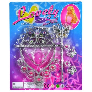 LOVELY PRINTSESSI TARVIKUTE KOMPLEKT KAARDIL (6 tk)