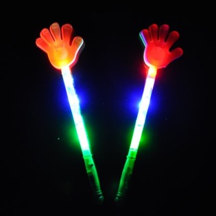 Vilkuv LED-Pulk Plaksutava K&auml;ega (12 tk)
