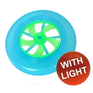Helendav LED-valgustusega frisbee (10 tk)